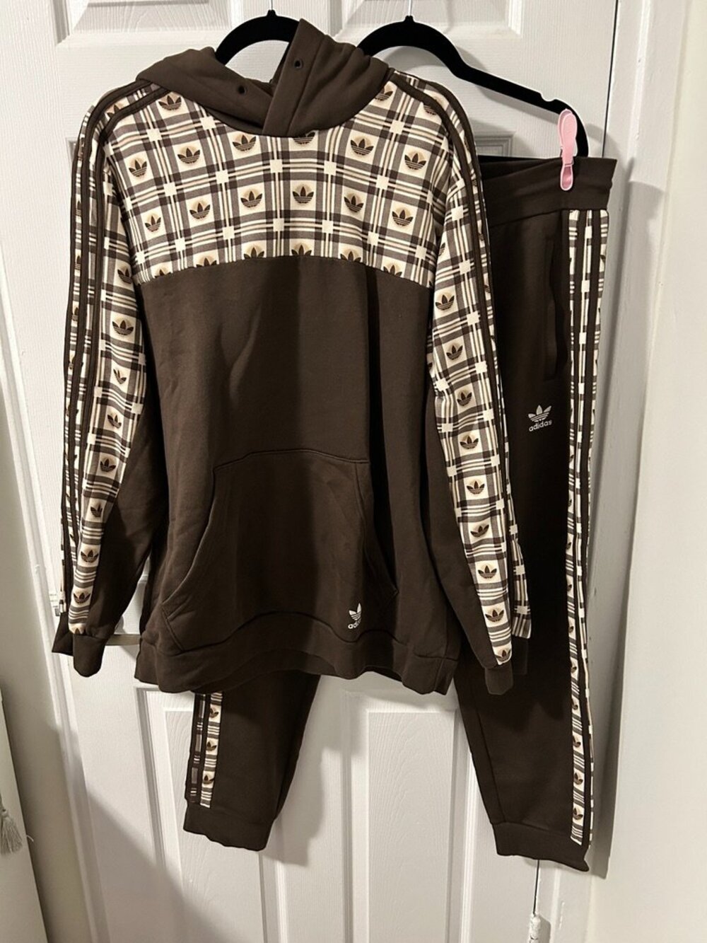 Adidas Brown Track Suit Set - Size XL